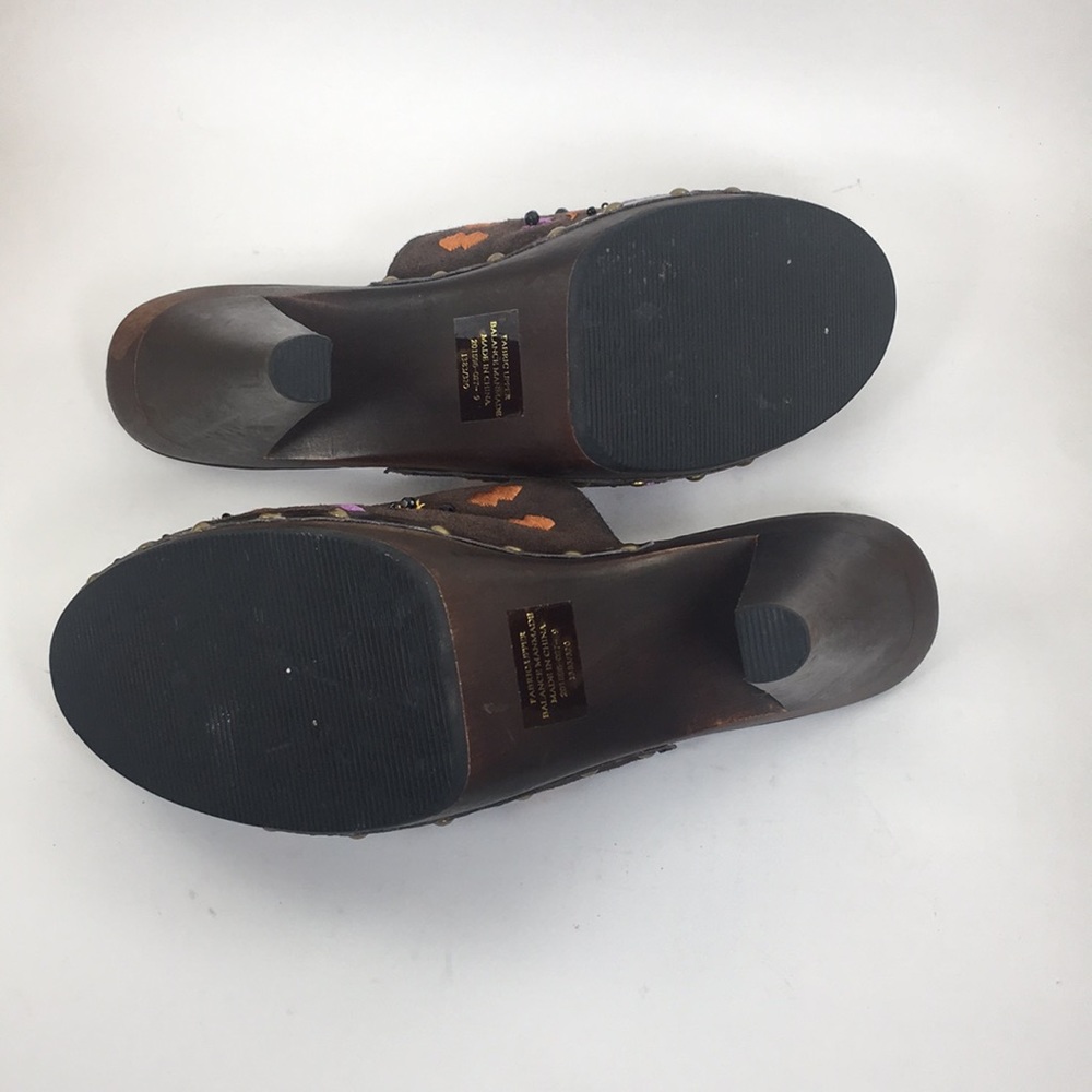 Colin Stuart Studded Clog Mules - image 7